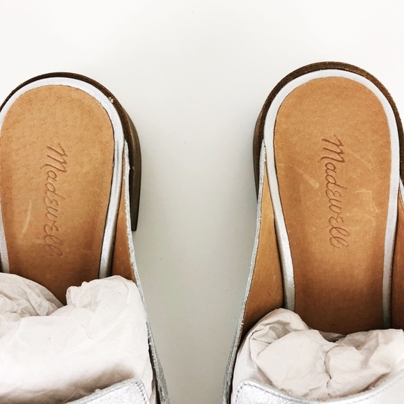 NWB Madewell The Willa Loafer Mule in Metallic 9.5 - Picture 6 of 8